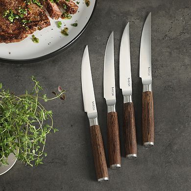 Babish High-Carbon 1.4116 German Steel 4 Pack 5 Inch Steak Knife Set