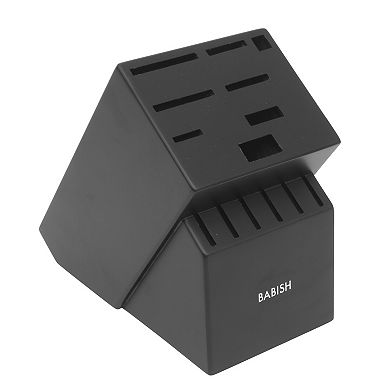 Babish High Carbon 1.4116 German Steel 15 Piece Forged Kitchen Knife Block Set