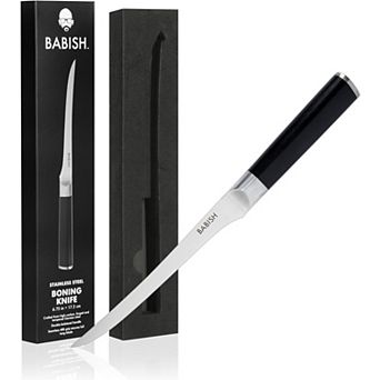 Babish 1.4116 German Stainless Steel 7‑Inch Fillet Knife Flexible Full‑Tang