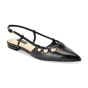 Nine West Harra Women's Pointed Toe Slingback Dress Flats