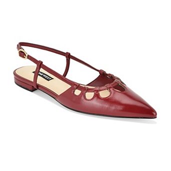 Nine West Harra Women's Pointed Toe Slingback Dress Flats