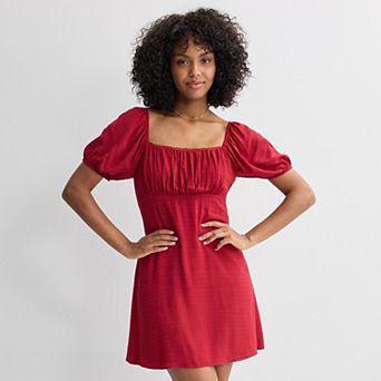 Juniors' Live To Be Spoiled Short Sleeve Emma Dress