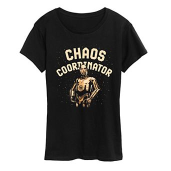Women's Star Wars C-3PO Chaos Coordinator Graphic Tee