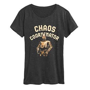 Women's Star Wars C-3PO Chaos Coordinator Graphic Tee