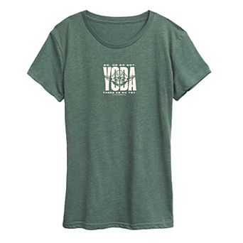 Women's Star Wars Yoda Do. Or Do Not. There Is No Try. Graphic Tee