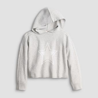 Girls 6-20 SO® Pullover Knit Hoodie in Regular & Plus Size