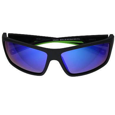 Men’s Body Glove Polarized Mirrored Wrap Sunglasses