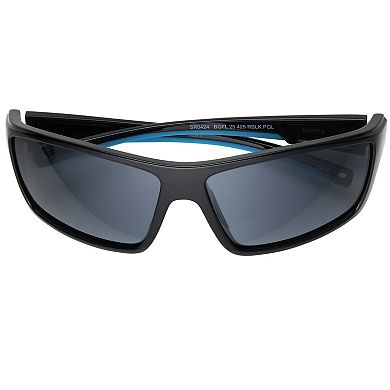 Men’s Body Glove Polarized Plastic Wrap Sunglasses