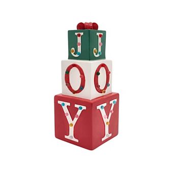 St. Nicholas Square® Ceramic LED Joy Presents Table Decor