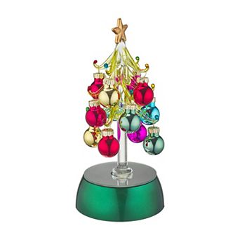 St. Nicholas Square® Glass Tree & Ornament Table Decor Set