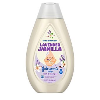 Warners Johnson's Baby Wash & Shampoo Lavender & Vanilla Scent 13.6 fl. oz.