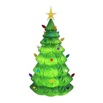 St. Nicholas Square® 15-inch LED Blow Mold Christmas Tree Outdoor Decor