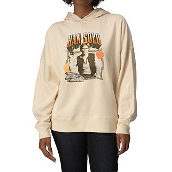 Women's Star Wars Han Solo Oversized Fleece Hoodie Sweatshirt