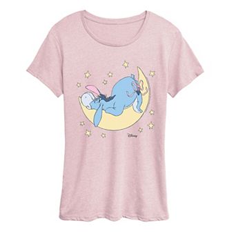 Women's Disney's Winnie The Pooh Eeyore Moon & Stars Graphic Tee