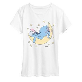 Women's Disney's Winnie The Pooh Eeyore Moon & Stars Graphic Tee