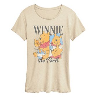Women's Disney's Winnie The Pooh Bootleg Distressed Graphic Tee