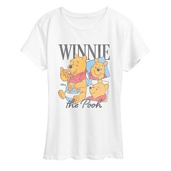 Women's Disney's Winnie The Pooh Bootleg Distressed Graphic Tee