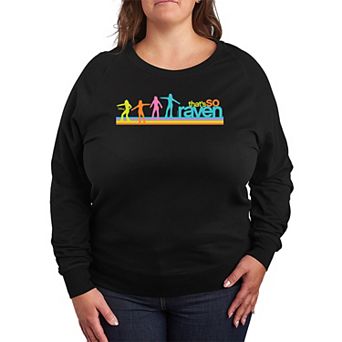 Plus Size Disney's That's So Raven Logo French Terry Long Sleeve Tee