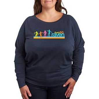 Plus Size Disney's That's So Raven Logo French Terry Long Sleeve Tee