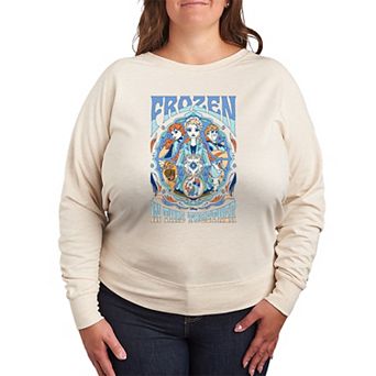Plus Size Disney Frozen In This Together French Terry Long Sleeve Tee