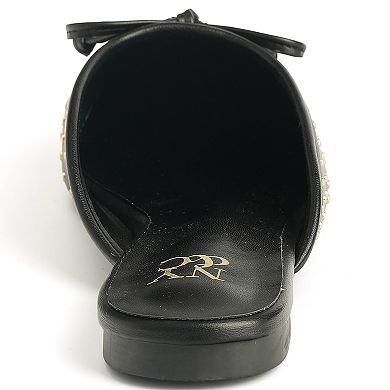 New York & Company® Lia Women's Mule Sandals With Bow Accent