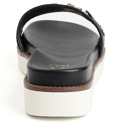 New York & Company® Carlyn Women's Platform Wedge Slip-On Sandals