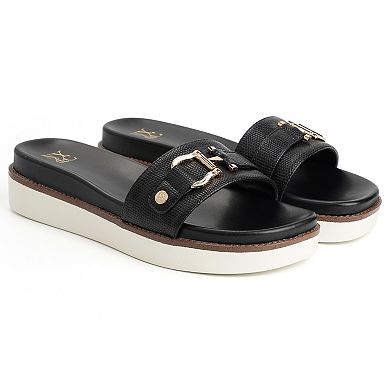 New York & Company® Carlyn Women's Platform Wedge Slip-On Sandals