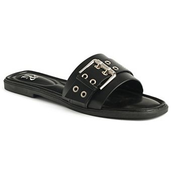 New York & Company® Rey Women's Slide Sandals With Buckle Detail