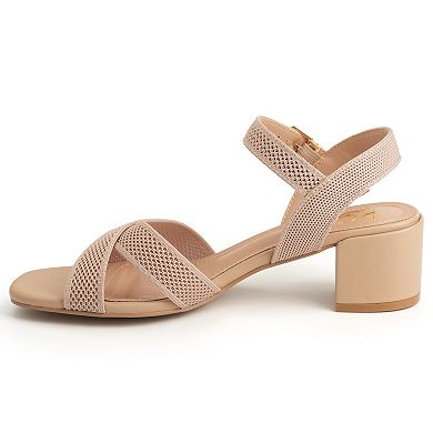 New York & Company® Mavis Women's Block Heel Ankle Strap Sandals