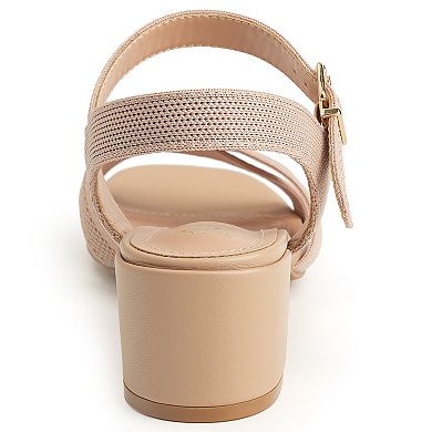 New York & Company® Mavis Women's Block Heel Ankle Strap Sandals