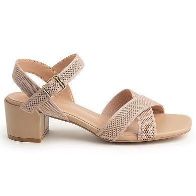 New York & Company® Mavis Women's Block Heel Ankle Strap Sandals