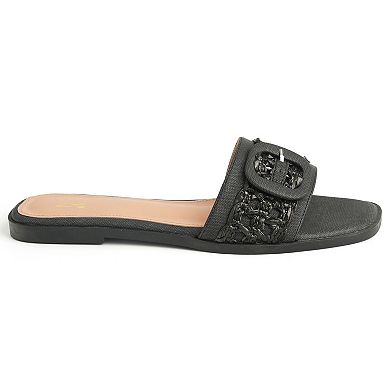 New York & Company® Amber Women's Woven Slide Sandals