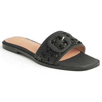 New York & Company® Amber Women's Woven Slide Sandals