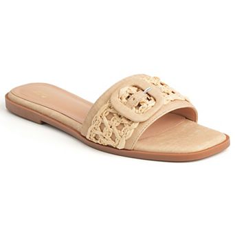New York & Company® Amber Women's Woven Slide Sandals