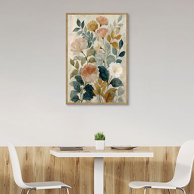 Masterpiece How I Adore You Floral Framed Wall Art