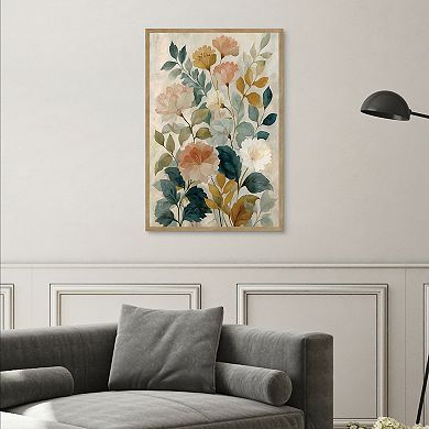 Masterpiece How I Adore You Floral Framed Wall Art