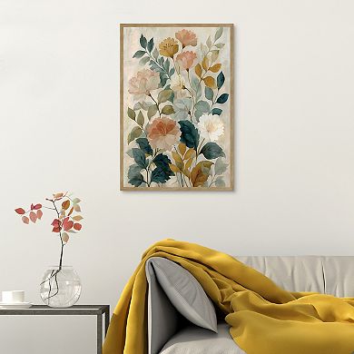 Masterpiece How I Adore You Floral Framed Wall Art
