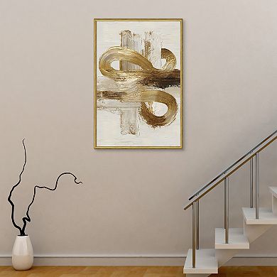 Masterpiece As Above Abstract Framed Wall Art
