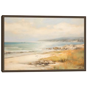 Masterpiece Coastal Landscape Framed Wall Art