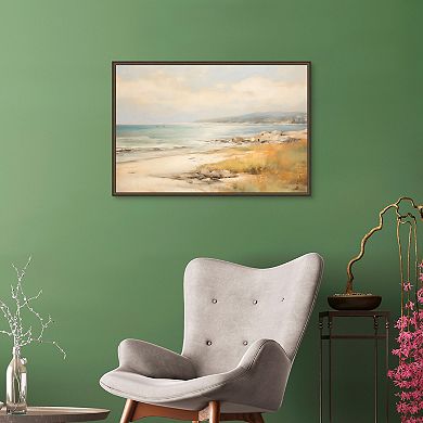 Masterpiece Coastal Landscape Framed Wall Art