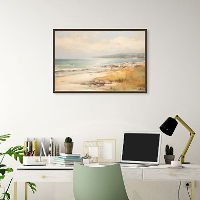 Masterpiece Coastal Landscape Framed Wall Art