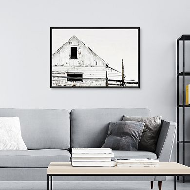 Masterpiece The White Barn II Framed Wall Art