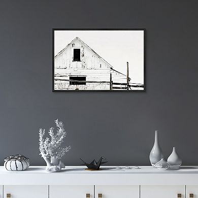 Masterpiece The White Barn II Framed Wall Art