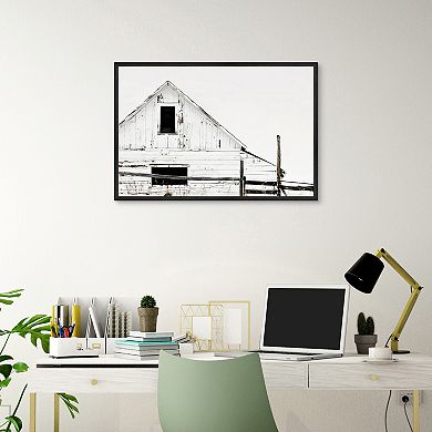 Masterpiece The White Barn II Framed Wall Art