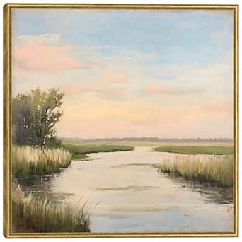 Masterpiece Dawning River Framed Paper Wall Art