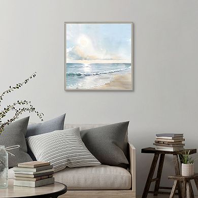 Masterpiece Blue Seascape Framed Wall Art