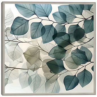 Masterpiece Translucent Leaves Framed Wall Art