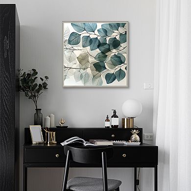 Masterpiece Translucent Leaves Framed Wall Art