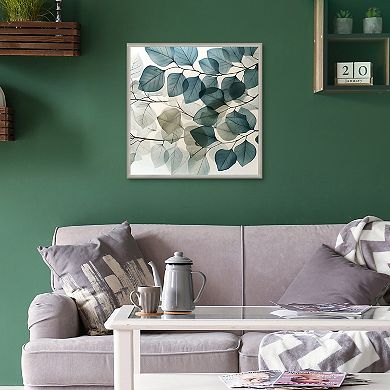 Masterpiece Translucent Leaves Framed Wall Art