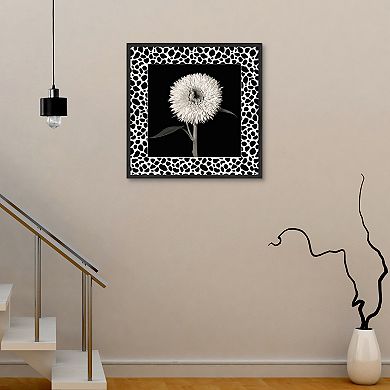 Masterpiece Fuzzy Sunflower Framed Wall Art